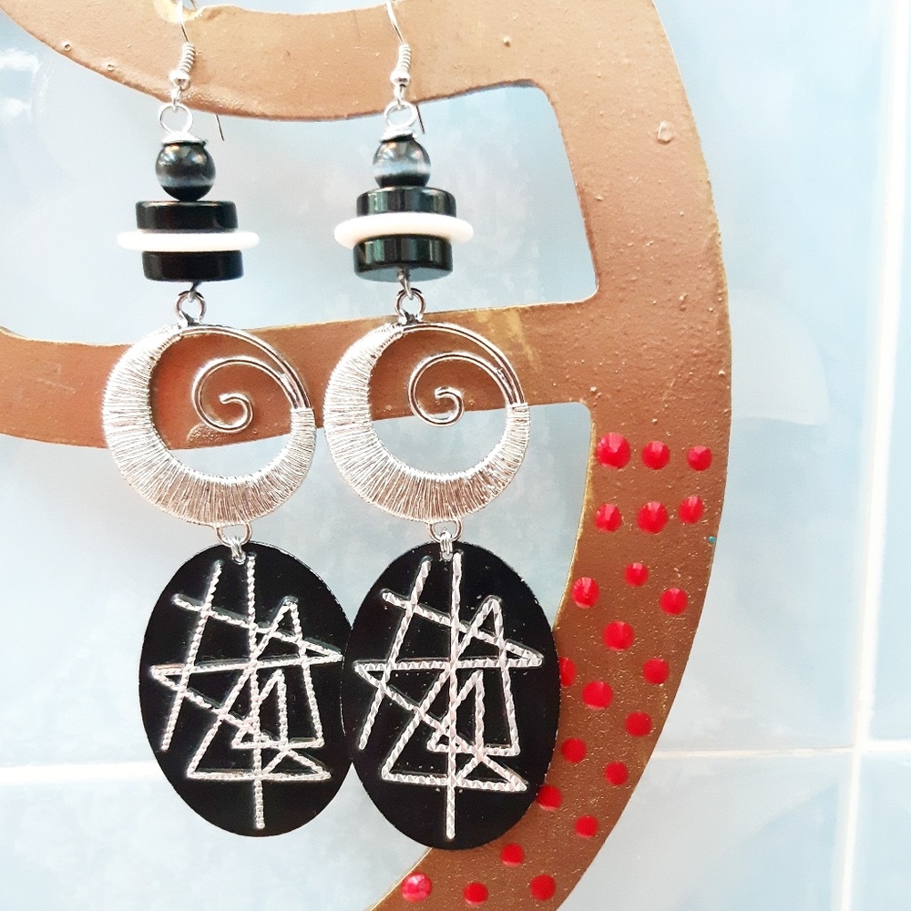 Abstract Earrings